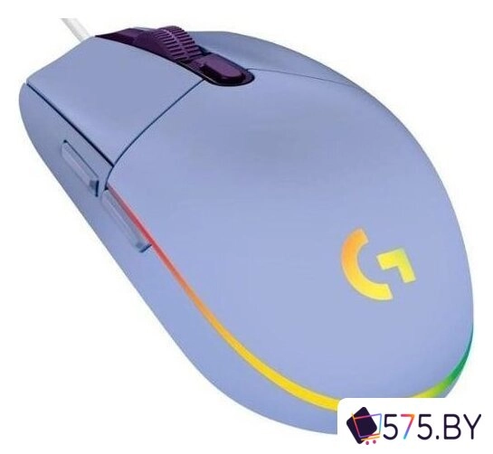 Игровая мышь Logitech G102 Lightsync (сиреневый) в магазине 575.by