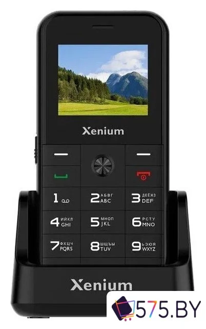 Кнопочный телефон Xenium X718 (черный)