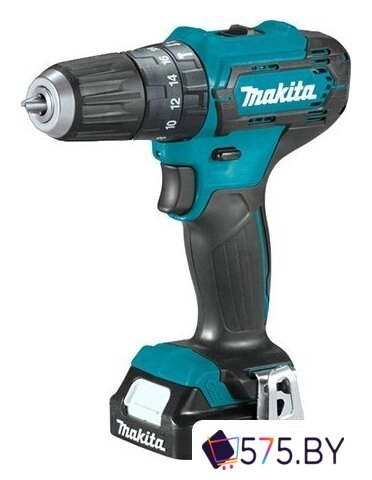 Ударная дрель-шуруповерт Makita HP333DWME (с 2-мя АКБ, кейс) в магазине 575.by