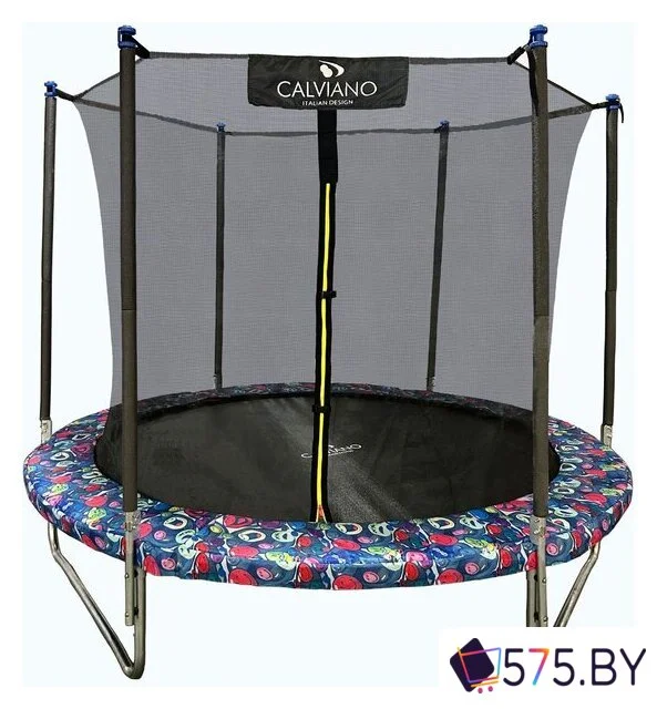 Батут Calviano Smile 183 см-6 ft с внутренней сеткой складной в магазине 575.by