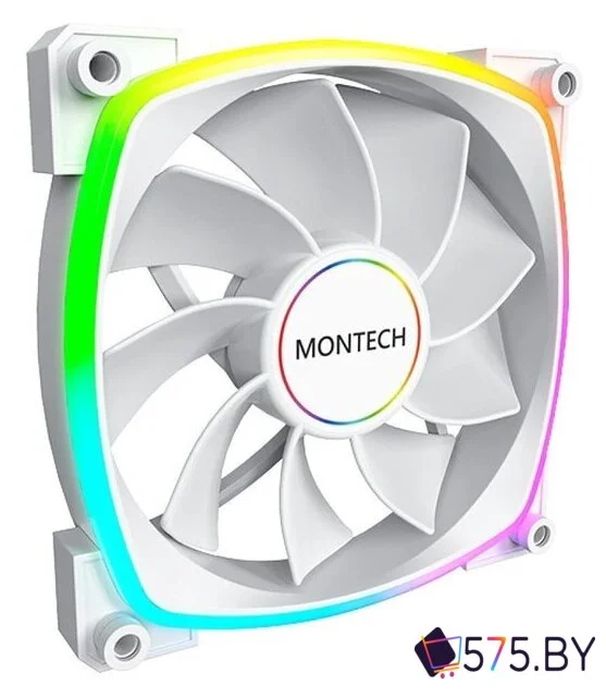 Вентилятор для корпуса Montech RX140 PWM Reverse (белый) в магазине 575.by