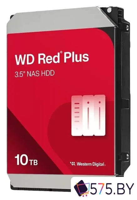 Жесткий диск WD Red Plus 10TB WD100EFGX в магазине 575.by
