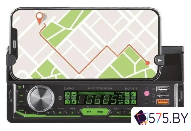 USB-магнитола Digma MCP-414 в магазине 575.by