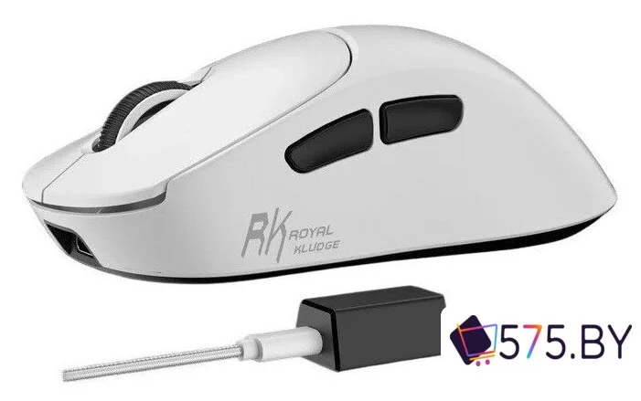 Игровая мышь Royal Kludge MG5 (белый) в магазине 575.by