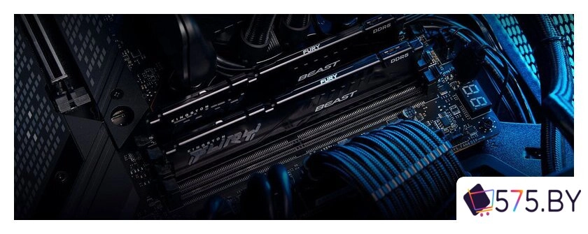 Оперативная память Kingston FURY Beast 2x16ГБ DDR5 6400 МГц KF564C32BBK2-32 в магазине 575.by