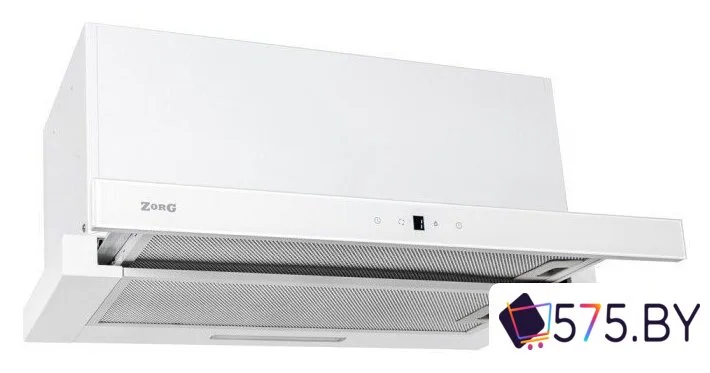 Кухонная вытяжка ZorG Turbo 1260 60 S-GC (белый) в магазине 575.by