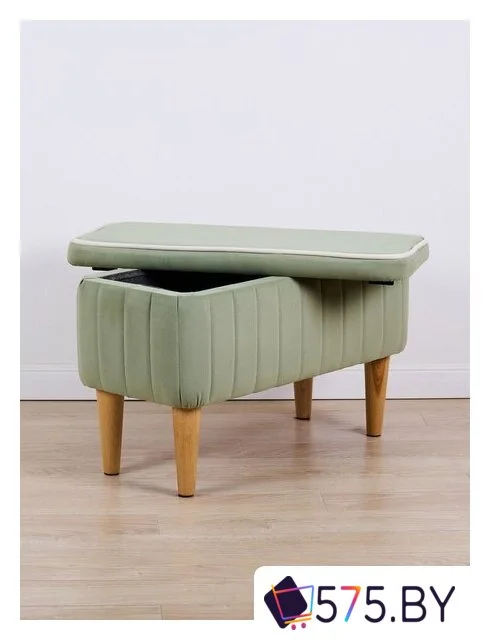 Банкетка MONOFIX Амма с ящиком (оливковый №30) в магазине 575.by
