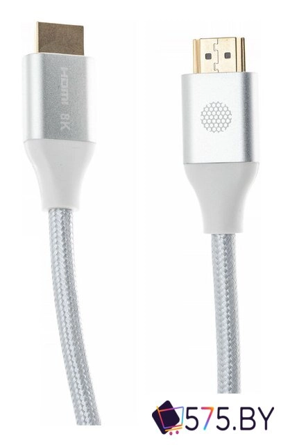 Кабель CACTUS HDMI - HDMI CS-HDMI.2.1-1.8 (1.8 м, серебристый) в магазине 575.by