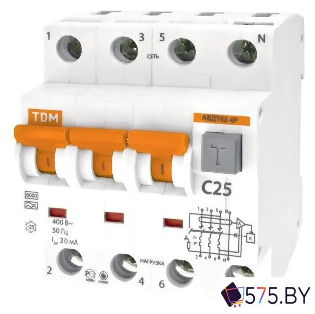 Дифференциальный автомат TDM Electric SQ0202-0019
