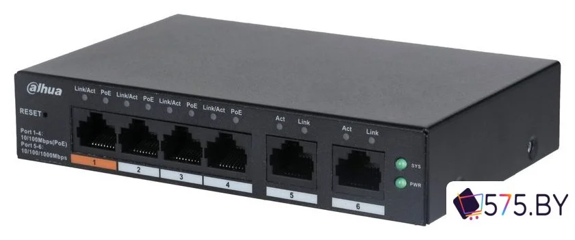Настраиваемый коммутатор Dahua CS4006-4ET-60 в магазине 575.by