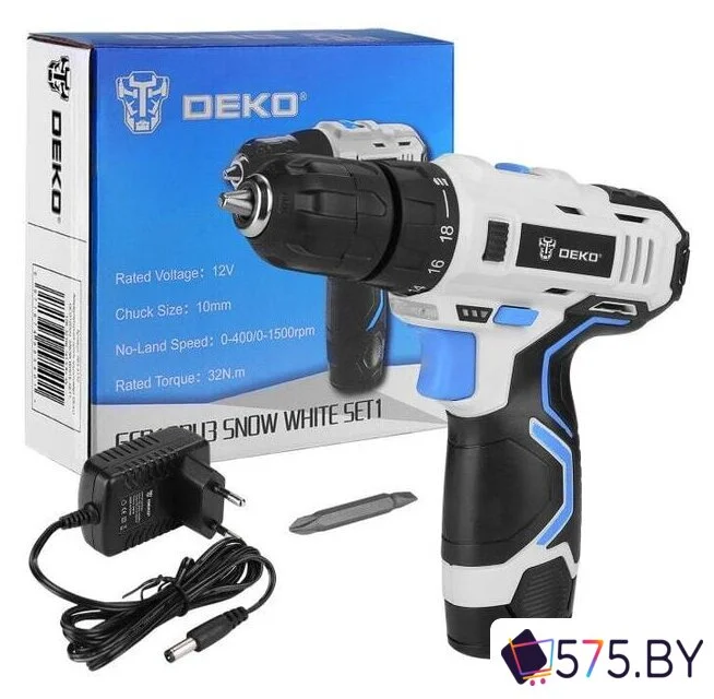 Дрель-шуруповерт Deko GCD12DU3 SET 1 (с 1-им АКБ) в магазине 575.by
