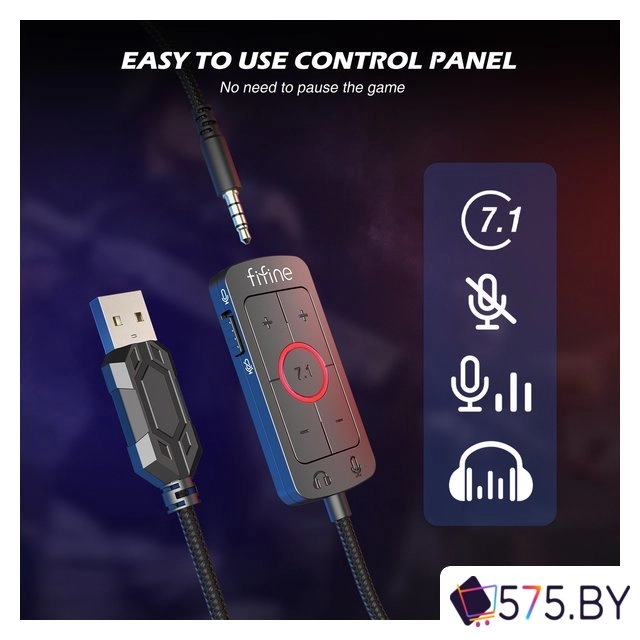 Наушники FIFINE H9 (черный) в магазине 575.by