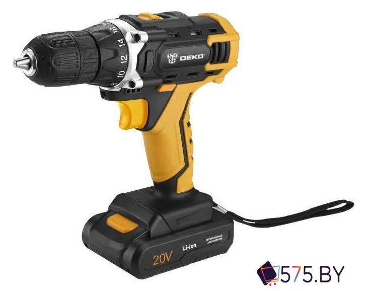 Дрель-шуруповерт Deko DKCD20FU-Li 063-4102 (с 1-им АКБ) в магазине 575.by