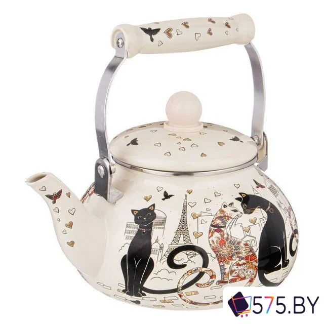 Чайник без свистка Agness Парижские коты 934-391 в магазине 575.by