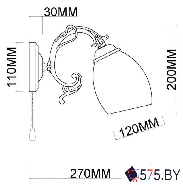 Бра Myfare Biene MR1520-1W в магазине 575.by