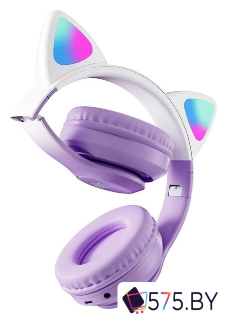 Наушники Miru Cat EP-W10 (сиреневый) в магазине 575.by