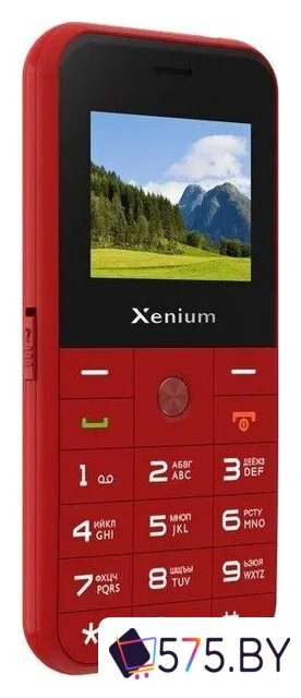 Кнопочный телефон Xenium X718 (красный)