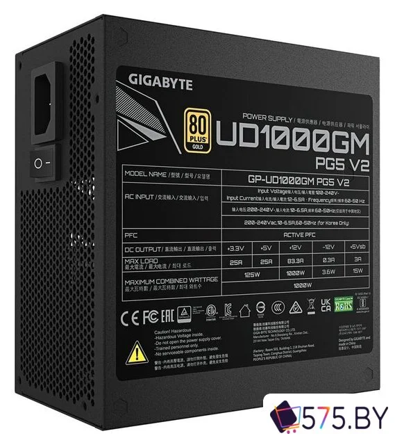 Блок питания Gigabyte UD1000GM PG5 V2 в магазине 575.by