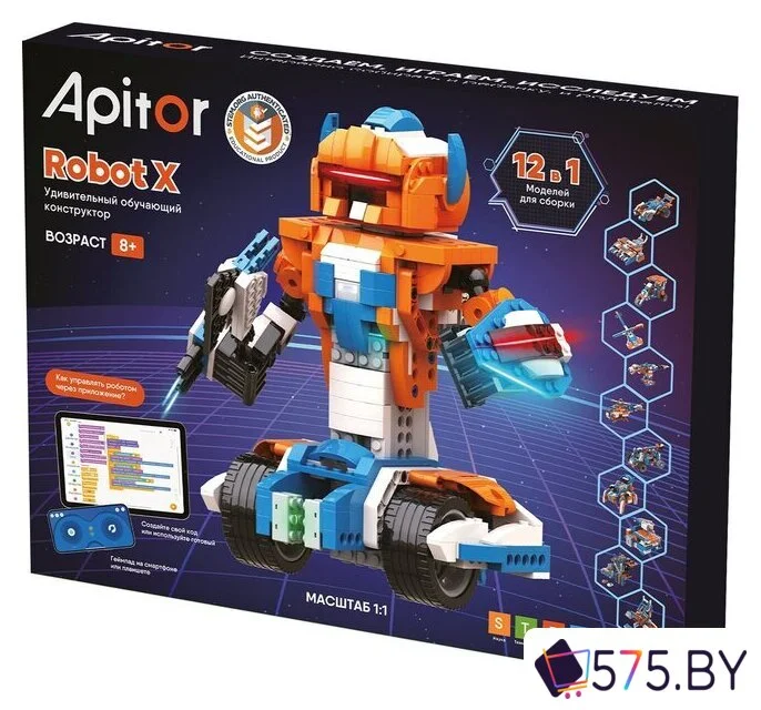 Конструктор Apitor Robot X 12 в 1 в магазине 575.by