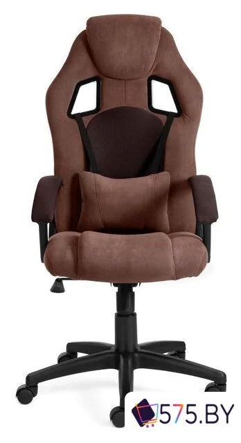 Игровое (геймерское) кресло TetChair Driver (флок/ткань, коричневый) в магазине 575.by