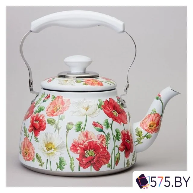 Чайник со свистком Agness Маки 916-436 в магазине 575.by