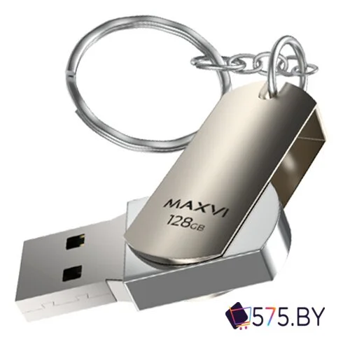 USB Flash Maxvi MR 128GB (серебристый) в магазине 575.by