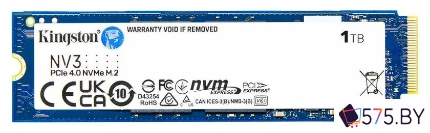 SSD Kingston NV3 1TB SNV3S/1000GBK в магазине 575.by
