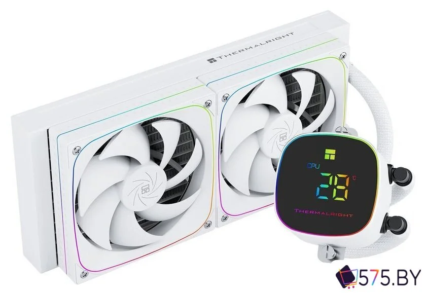 Система жидкостного охлаждения для процессора Thermalright Frozen Horizon 240 Digital ARGB (белый) в магазине 575.by