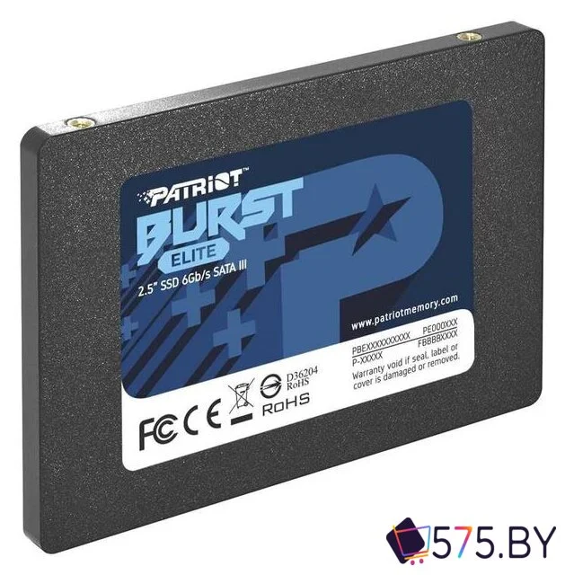 SSD Patriot Burst Elite 120GB PBE120GS25SSDR в магазине 575.by