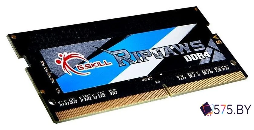 Оперативная память G.Skill Ripjaws 16GB DDR4 SODIMM PC4-25600 F4-3200C22S-16GRS в магазине 575.by