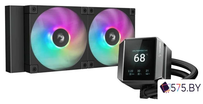 Система жидкостного охлаждения для процессора DeepCool Mystique 240 ARGB R-LX550-BKADSNC-G-1 в магазине 575.by