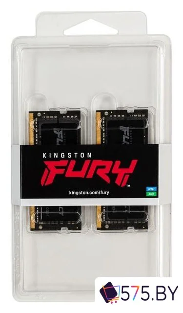 Оперативная память Kingston FURY Impact 2x8GB DDR4 SODIMM PC4-25600 KF432S20IBK2/16 в магазине 575.by