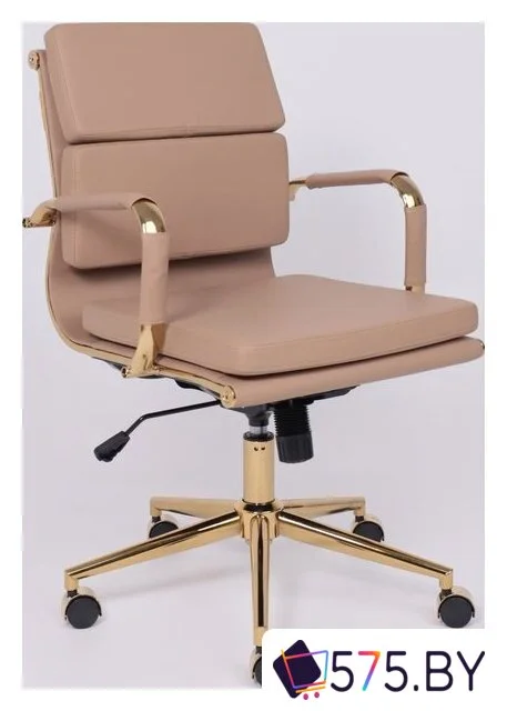 Офисное кресло AksHome Indigo LB (кофейный/золотой) в магазине 575.by