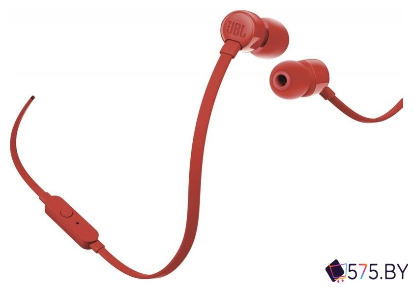 Наушники JBL Tune 110 (красный) в магазине 575.by