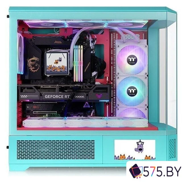 Корпус Thermaltake View 600 TG Mint Strawberry CA-11H-00FLWN-00 в магазине 575.by