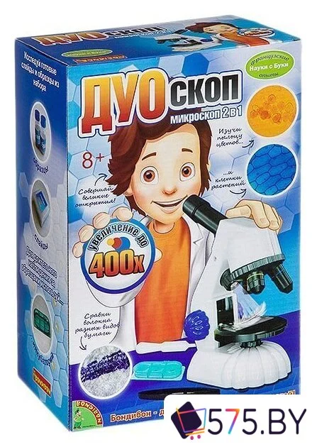 Детский микроскоп Bondibon Науки с Буки ДУОскоп ВВ2712 в магазине 575.by