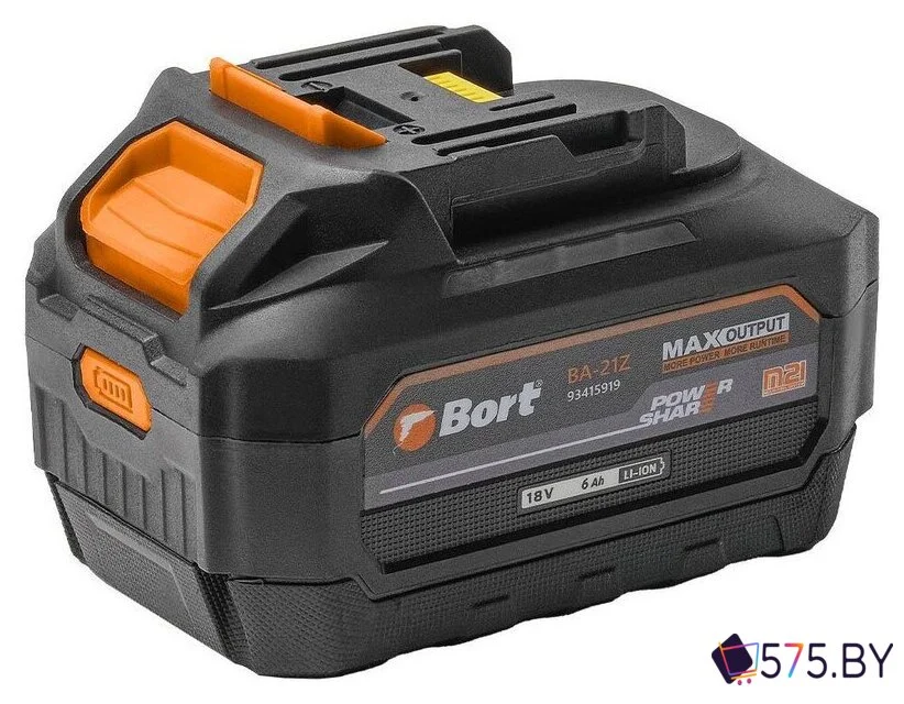 Аккумулятор для инструмента Bort BA-21Z 93415919 (18В/6 Ah) в магазине 575.by