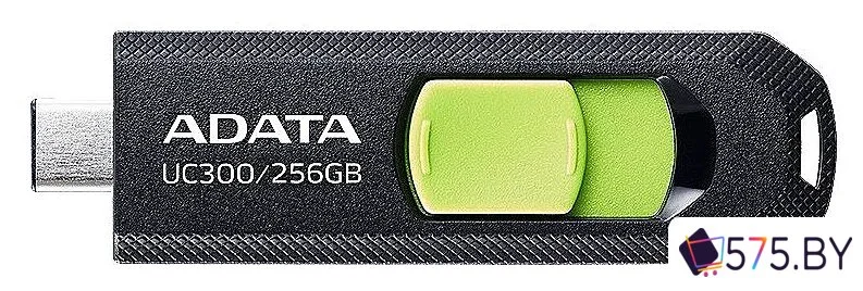 USB Flash ADATA UC300 256GB (черный/зеленый) в магазине 575.by