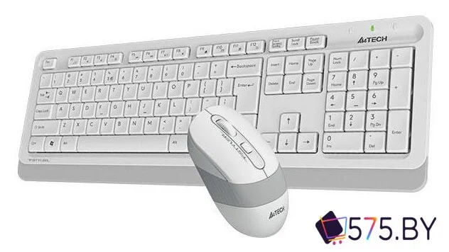 Офисный набор A4Tech Fstyler FG1010 (белый/серый) в магазине 575.by