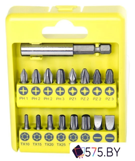 Биты, головки, насадки, держатели Ryobi RAK17SD 17 предметов в магазине 575.by