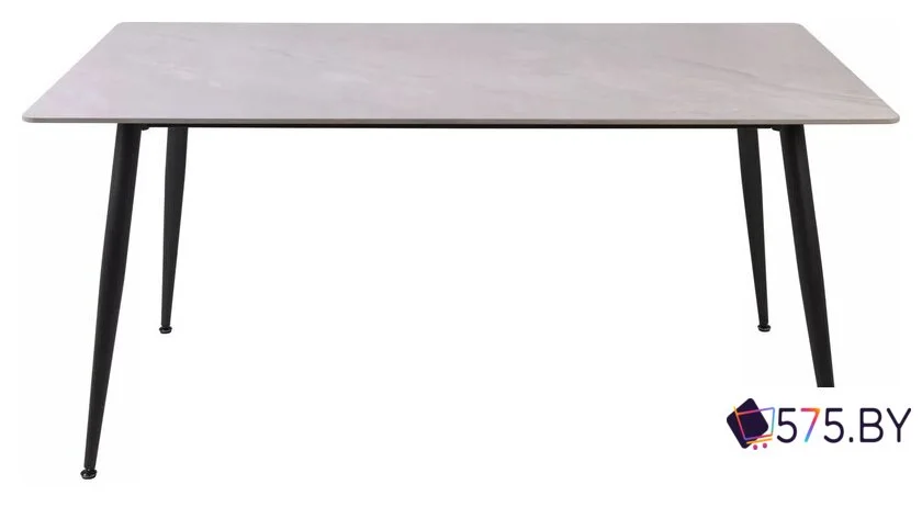 Кухонный стол Signal Rion 160/90/76 (серый лак/черный) в магазине 575.by