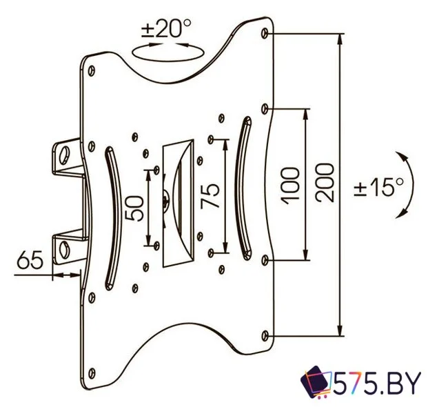 Кронштейн для телевизора Kromax GALACTIC-11 в магазине 575.by