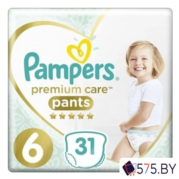 Трусики-подгузники Pampers Premium Care 6 (31 шт) в магазине 575.by
