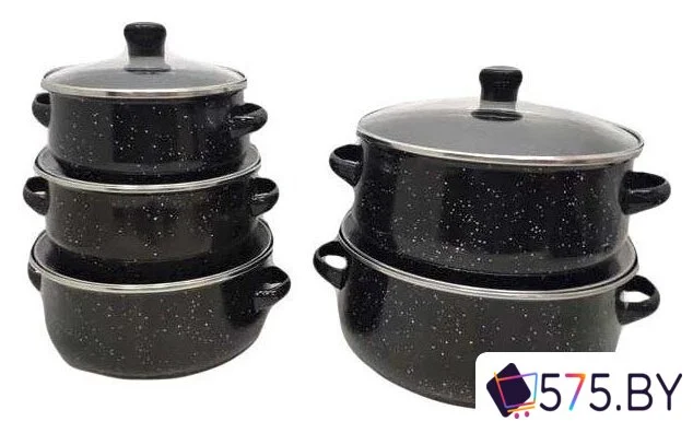 Кастрюля Sundays Home Эмалированные (5 шт, 0.6 мм) в магазине 575.by