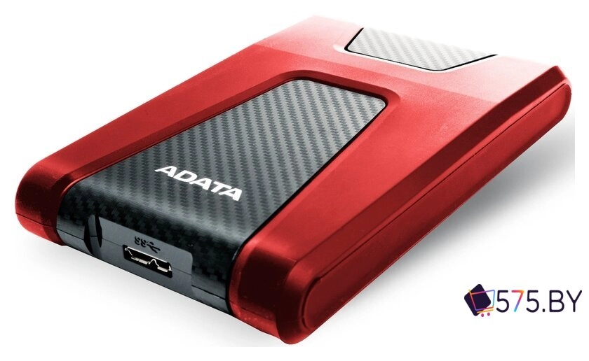 Внешний накопитель ADATA DashDrive Durable HD650 AHD650-1TU31-CRD 1TB (красный) в магазине 575.by