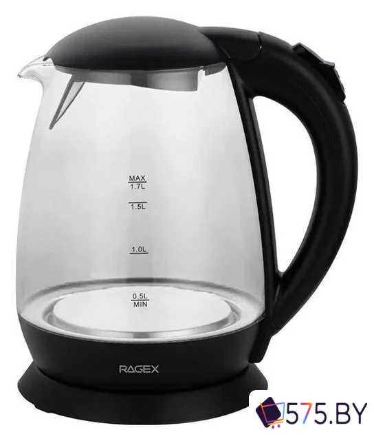 Электрический чайник RAGEX R2401-000 (черный) в магазине 575.by