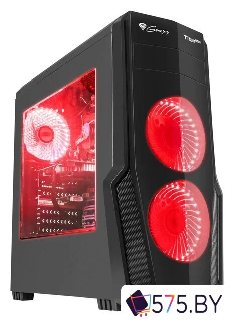 Корпус Genesis Titan 800 (красная подсветка) в магазине 575.by