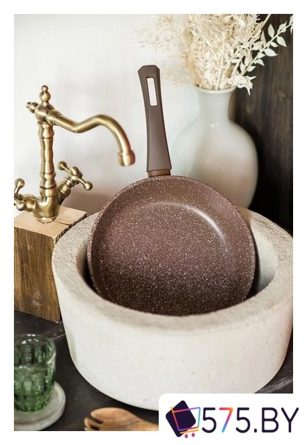 Сковорода Victoria Мрамор АЛА220 MR0022BR в магазине 575.by