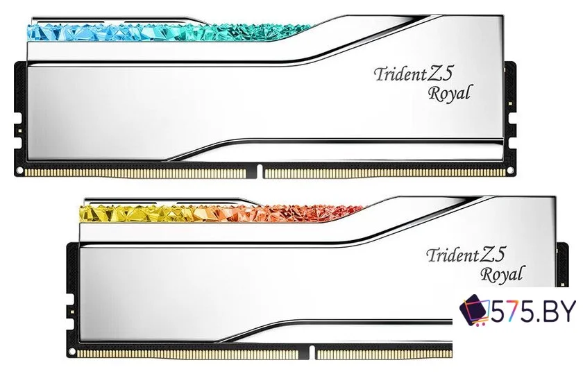 Оперативная память G.Skill Trident Z5 Royal 2x32ГБ DDR5 6400 МГц F5-6400J3239G32GX2-TR5S в магазине 575.by