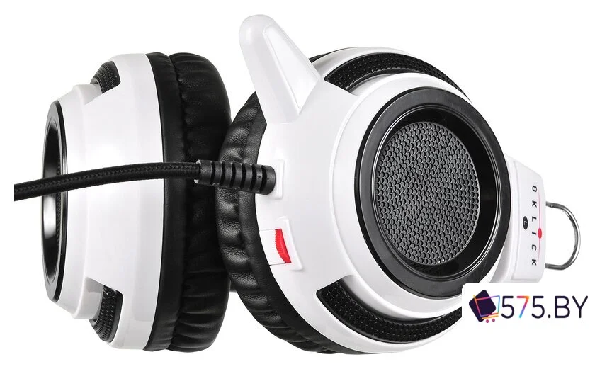 Наушники Оклик HS-G300 Armageddon (белый/черный) в магазине 575.by